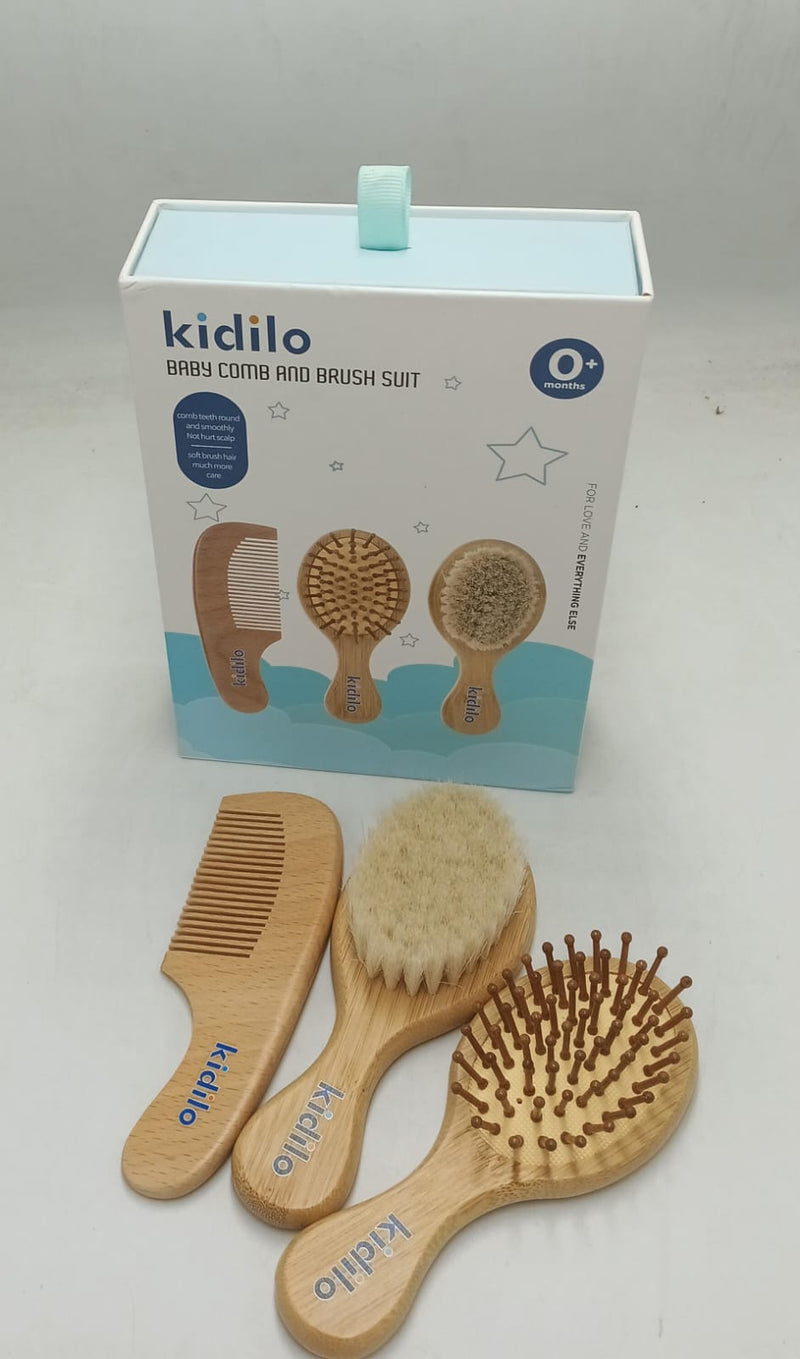 Kidilo Baby Comb & Brush Set